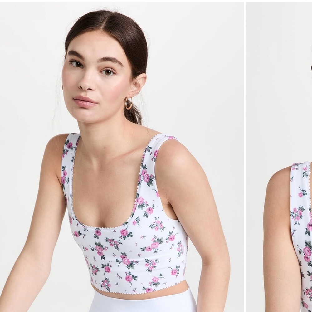 Spiritual Gangster garden rose brami top - small
